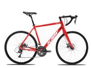 Bicicleta Aluminio Speed Road Aro 700 KSW Grupo 2x9 Marchas 18V Tipo Gravel com Sistema STI