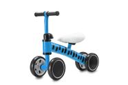 Bicicleta Andador de Equilíbrio Infantil Multmaxx com 4 Rodinhas até 24Kg Azul