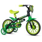 Bicicleta Aro 12 Black Com Rodinhas e Squeeze - Nathor