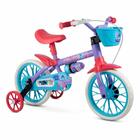 Bicicleta Aro 12 Disney Stitch C/ Rodinhas e Squeeze -Nathor