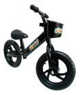 Bicicleta Aro 12 Infantil Balance S/ Pedal Preta Importway