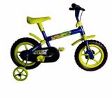 Bicicleta aro 12 masculino infantil Samy lilo azul c/ verde limão