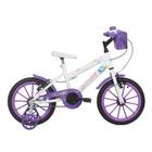 Bicicleta Aro 16 Branco/Violeta - Mormaii 0701-008