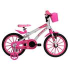 Bicicleta Aro 16 Feminina - Athor Baby Lux Princess Cesta