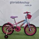 Bicicleta aro 16 feminina samy stargirl rosa / azul