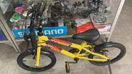 Bicicleta aro 16 infantil- amarelo/preto iron man - Léo bike