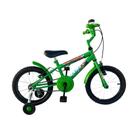 Bicicleta Aro 16 Infantil Menino com Rodas de Treinamento Resistente