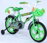 Bicicleta aro 16 infantil verde jumbobaby