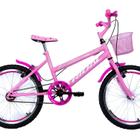 Bicicleta Aro 20 Feminina Infantil Quadro Mtb Rosa - Tridal Bikes