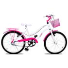 Bicicleta Aro 20 Forss Hello Com Cestinha Turquesa