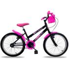 Bicicleta Aro 20 Infantil Feminina com Cestinha Para Criança Menina