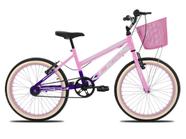 Bicicleta Aro 20 Infantil Feminina  KOG Retro Com Cestinha