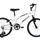 Bicicleta Aro 20 Infantil Mtb Boy com Roda Lateral Branco - Tridal Bikes