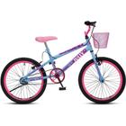 Bicicleta ARO 20 JULLY Azul C/CESTINHA - Colli Bike