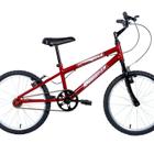 Bicicleta Aro 20 Quadro Mtb Rebaixado em Aço Boy Infantil Vermelho