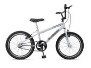 Bicicleta Aro 20 Tipo Cross Free Style Bmx Branca - Ello Bike