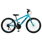 Bicicleta Aro 24 Alumínio Kls Sport Gold Freio V-Brake Mtb 21 Marchas