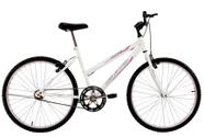 Bicicleta Aro 24 Feminina Life Sem Marchas Branca