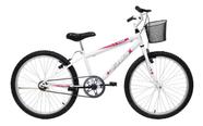 Bicicleta Aro 24 Feminina Mono Saidx Sem Marcha Com Cesta