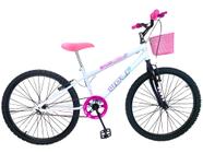 Bicicleta Aro 24 Feminina V-break Idade 9 A 14 Anos