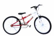 Bicicleta aro 24 onix masc sem marcha vermelho