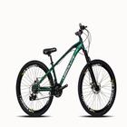 Bicicleta aro 26 Absolute Brutus Verde Câmbios Shimano 21Vel Vmaxx-Preto Pneu 2.125