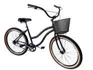 Bicicleta aro 26 adulto com aros aero freios alumínio preto