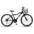 Bicicleta Aro 26 Alumínio Kls Sport Gold Freio V-Brake Mtb 21 Marchas Feminina