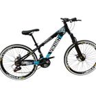 Bicicleta Aro 26 Bike Vikingx 21V Tuff 25 Freio Hidraulico Freerider Quadro Aluminio Suspensão Dianteira