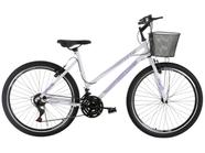 Bicicleta Aro 26 Colli Cazelle Allegra City Freio V-Brake de Aço 18 Marchas