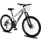 Bicicleta aro 26 Dropp Freeride Alumínio 21 Vel Marchas Câmbios Shimano Freios a disco