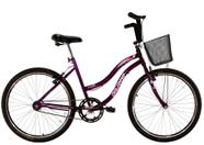 Bicicleta Aro 26 Feminina Beach Sem Marcha Violeta - Dalannio Bike