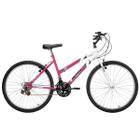 Bicicleta Aro 26 Feminina Bicolor 18 Marchas Aço Carbono Ultra Bikes