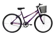 Bicicleta Aro 26 Feminina Mono Saidx Sem Marcha Com Cesta