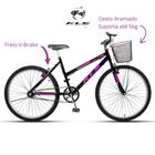 Bicicleta Aro 26 Kls Free Freio V-Brake Mtb Feminina