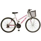 Bicicleta Aro 26 Kls Sport Freio V-Brake Mtb 21 Marchas Feminina