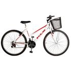 Bicicleta Aro 26 Kls Sport Freio V-Brake Mtb 21 Marchas Feminina