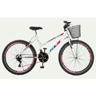 Bicicleta Aro 26 Kls Sport Gold Freio V-Brake Mtb 21 Marchas Feminina