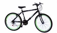 Bicicleta aro 26 onix masc c/aero cor neon verde