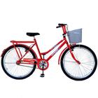 Bicicleta Aro 26 Rolamentada Urbana Retro C/ Cestinha Rodas Aluminio Aero Reforçado