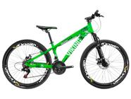 Bicicleta Aro 26 Viking Tuff X 25 Freeride Freio a Disco 21 Marchas Grupo Shimano Tourney Suspensão Dianteira