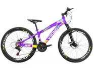 Bicicleta Aro 26 Viking Tuff X 25 Freeride Freio a Disco 21 Marchas Grupo Shimano Tourney Suspensão Dianteira