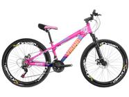 Bicicleta Aro 26 Viking Tuff X 25 Freeride Freio a Disco 21 Marchas Grupo Shimano Tourney Suspensão Dianteira