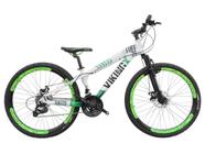 Bicicleta Aro 26 Viking TuffX25 Freeride 21V Branco Verde