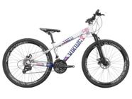 Bicicleta Aro 26 Viking TuffX25 Freeride 21V Prata Azul