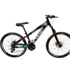 Bicicleta Aro 26 Vikingx tuff 25 Freio Disco Suspensão Dianteira Mtb Freeride