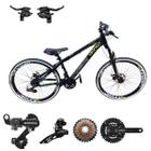 Bicicleta Aro 26 Vikingx Tuff 30 24V Cambio Shimano Traseiro Dianteiro / Trocadores Freio Disco Aluminio Unissex Mtb