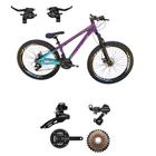 Bicicleta Aro 26 Vikingx Tuff 44 Aluminio 24v Transmissão Shimano Freio Disco Cambio Shimano Mtb Freeride