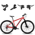 Bicicleta Aro 29 21v Absolute Nero 5 Câmbios e trocador Shimano