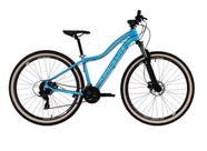 Bicicleta Aro 29 Absolute Hera Feminina Câmbios Shimano 24v K7 Freio a Disco Hidráulico Garfo Com Trava Pneu Faixa Bege - Azul